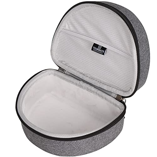 Hard Case for Skullcandy/HROEENOI/Anker Headphones, Black,Case Only - color: Grey