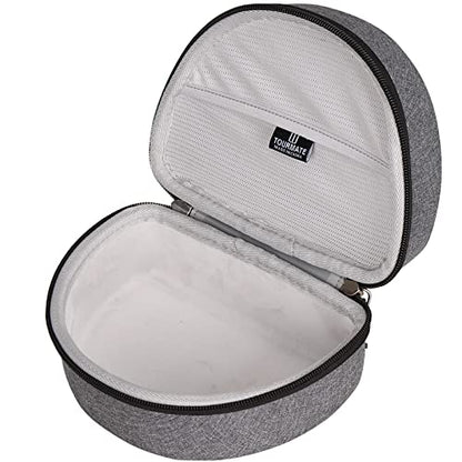 Hard Case for Skullcandy/HROEENOI/Anker Headphones, Black,Case Only - color: Grey