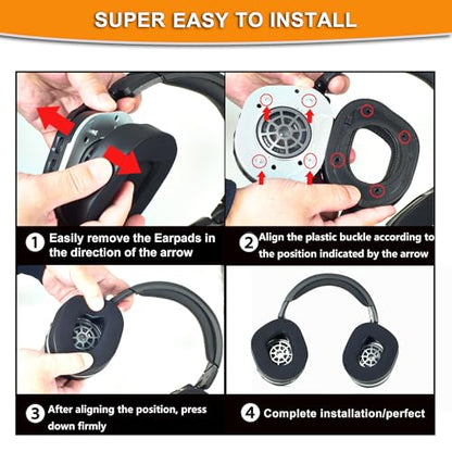 Defean Cooling Gel Earpads for Turtle Beach Stealth 700 Gen 2 Headset | Also for Turtle Beach Stealth 700 Gen 2 MAX Wireless Gaming Headset High-Density Noise Isolation Foam