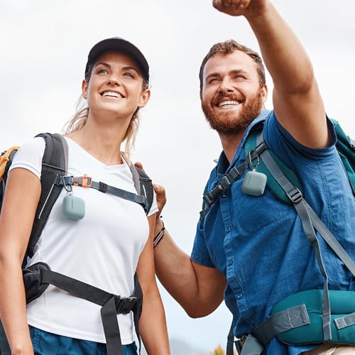 for Airpods 4th Generation Case Cover(2024),Soft Silicone Full Protective Case for AirPods 4 Case with Keychain & Cleaner Kit,Compatible with Apple Airpods 4 for Women,Men（Bluegreen） - color: Bluegreen
