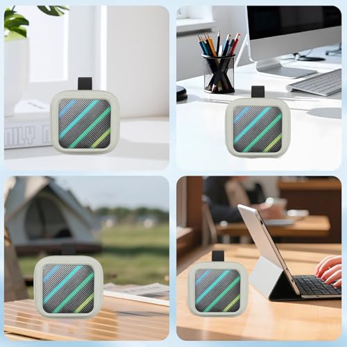 Case for Soundcore Boom Go 3i,NOUKAJU Silicone Protective Case,Drop-Proof,Scratch-Proof,Shock-Proof,Dust-Proof,Protective Cover for Anker Soundcore Boom Go 3i Bluetooth Speaker(Gray)