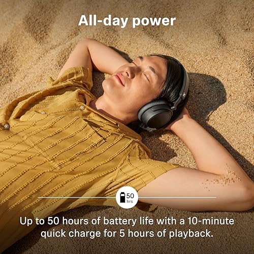 Sennheiser ACCENTUM Plus Wireless Headphones, 50hr Battery, ANC, Black - color: Black, style: ACCENTUM Plus Wireless