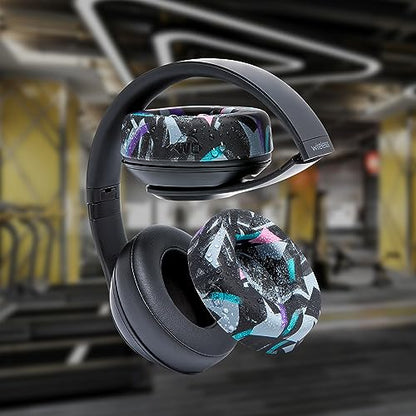 WC SweatZ Studio - Patented Covers for Beats Studio 3 (A1914) & 2 (B0500) | Made by Wicked Cushions | Made with Premium Silicone | Also fits B0501 | 90's Black - color: 90's Black