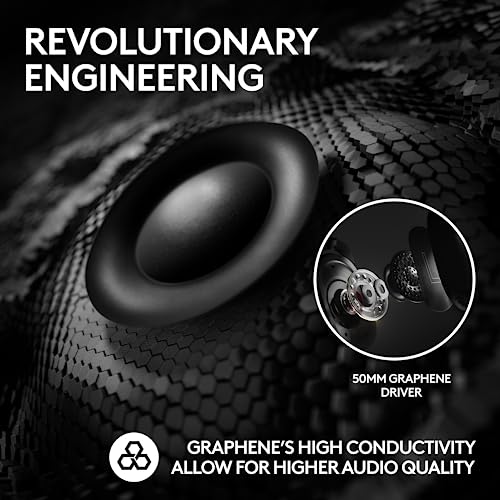 Logitech G PRO X 2 Lightspeed Wireless Gaming Headset - Black | Bluetooth/USB/3.5mm Aux for PC, Detachable Boom Mic, DTS:X 2.0—7.1 Surround, 50mm Graphene Drivers - color: Black