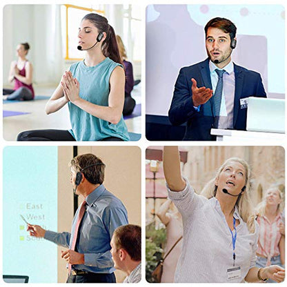 Wireless Microphone Headset, UHF Mic Speaker System for Teaching