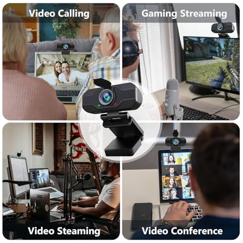XPCAM USB C Webcam for PC/Laptop/Desktop Computer Camera with Microphone - color: 1080p usb c webcam