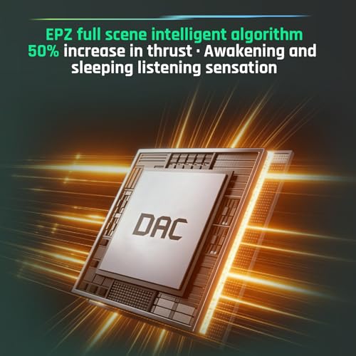 EPZ TS01 External USB-C Gaming Sound Enhancement Card Hi-Fi Grade DAC Chip Virtual 7.1 Surround Adaptive Dual 3.5mm Ports Built-in EQ Visualisation Compatible with PC Laptop PS5, PS4, Xbox, SWITCH2 - color: Black
