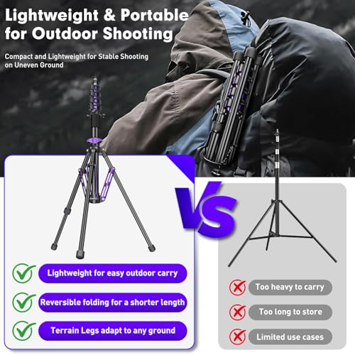 FreeSea MT-Zero Aluminum Photography Light Stand, Mini Portable Tripod
