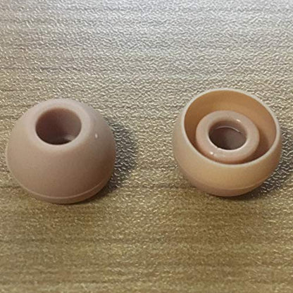 Replacement Silicone Earbuds Ear Tips Eargels Buds Set Compatible with Beats Powerbeats 3 Powerbeats 2 Wireless in-Ear Earphones (4 Pairs/Gold) - color: Gold