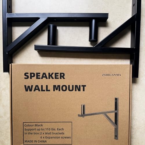 PA Speaker Wall Mounting Brackets, Heavy Duty Big Speaker Wall Mount