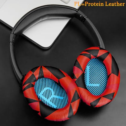 SoloWIT Earpads for Bose Headphones - Red Storm - color: Red Storm