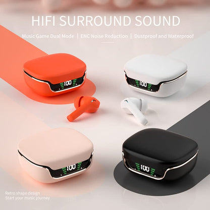 True Wireless Earbuds Bluetooth 5.3 in-Ear Headphones Dual Modes(Game/Music) Wireless Gaming Earbuds 55ms Ultra-Low Latency LED Power Display Bluetooth Earphones TWS Stereo Ear Buds 40H Playtime