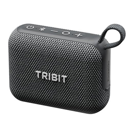Tribit PocketGo Portable Bluetooth Speaker, 7W, IP68 Waterproof, 20H, Black - color: Black
