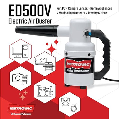METROVAC DataVac ED-500V Variable Speed PC Electric Air Duster Made in USA