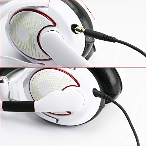 NewFantasia Replacement Audio Cable Compatible with EPOS H6Pro, GSP301, PC38X, GSP302, GSP602, GSP601, H3 Gaming Headsets 1.3m/4.3ft