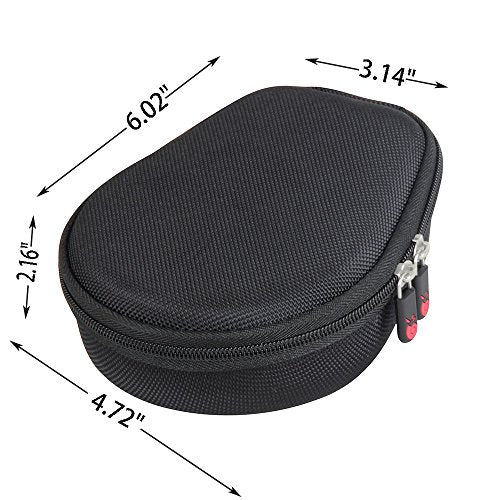 Hermitshell Case for AfterShokz Trekz Air/AfterShokz Aeropex/Titanium Mini/Shokz OpenRun Pro/SHOKZ OpenRun Pro 2 Open Ear Wireless Bone Conduction Headphones AS650 / AS800 (Black) - color: Black