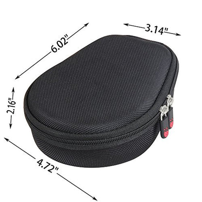Hermitshell Case for AfterShokz Trekz Air/AfterShokz Aeropex/Titanium Mini/Shokz OpenRun Pro/SHOKZ OpenRun Pro 2 Open Ear Wireless Bone Conduction Headphones AS650 / AS800 (Black) - color: Black