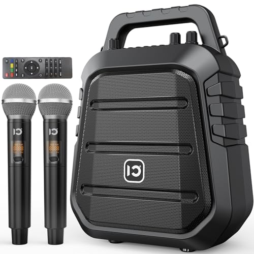 SHIDU 100W Powerful Voice Amplifier with 2 Wireless Microphones