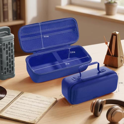Hard Travel Case Compatible with Turtlebox Ranger Loud Outdoor Portable Bluetooth 5.4 Speaker, Hard Carrying Case with Handle, Shockproof Protective Speaker Storage Bag (Only Case) (blue) - color: blue