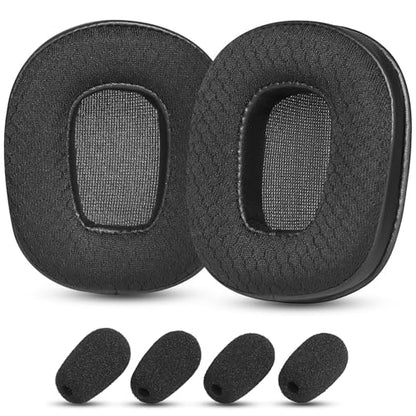 Mesh Fabric Earpads for BlueParrott B350 XT B350XT Noise Canceling Headset