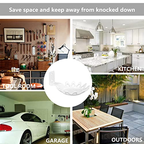 Wall Mount Bracket for Homepod Mini (Drill Free,Sturdy Metal,Enduring Paint Finish,Easy Install on the wall,Compatible with Homepod Mini,White) - color: White, size: Single pc