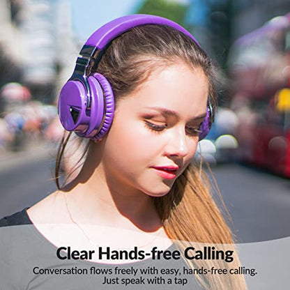 Million Sold 10 Years Classic E7 Active Noise Cancelling Headphones with Upgraded Noise Cancellation, Bluetooth Headphones Wireless with HD Sound Vivid Deep Bass, for Home Office Travel Gift Pcs - color: Purple, style: E7 Wireless Active Noise Cancelling