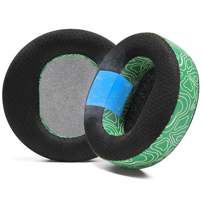 WC Freeze Maxwell Gen 1 - Cooling Gel Earpads for Audeze Maxwell 1 | Made by Wicked Cushions | Elevate Comfort, Durability, Thickness & Sound Isolation for Gaming | Emerald Tide - color: Emerald Tide