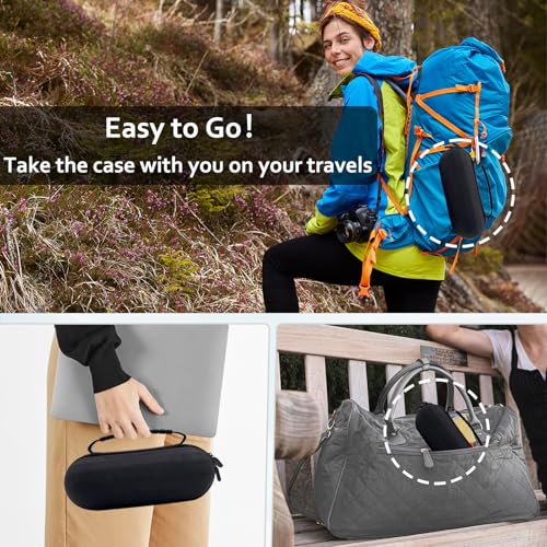 Hard Carrying Case for Beats Pill 2024 Bluetooth Speaker,Shockproof Protective Travel Case with Foam Padding and Mesh Pocket for New Beats Pill Accessories,Black