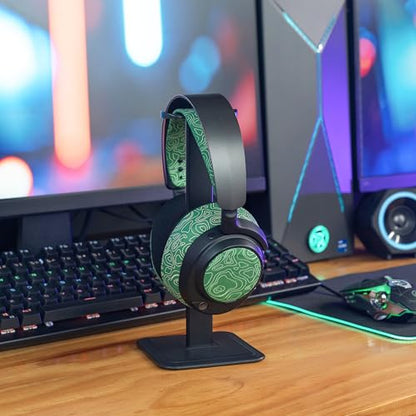 WC Side Plates for Arctis Nova Pro Wireless, Pro Wired & Nova Elite | Made by Wicked Cushions | Also fits Nova Pro Omni, 7, 7X & 7P | Emerald Tide - color: Emerald Tide