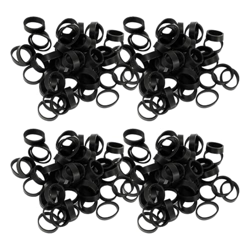 200 Pcs Small Elastic Silicone Rubber Bands Cable Wrapping Bands Wire Cord Ties Cell Phone Charger Cord Wraps Reusable Earphone Cable Ties Cord Organizer Bands