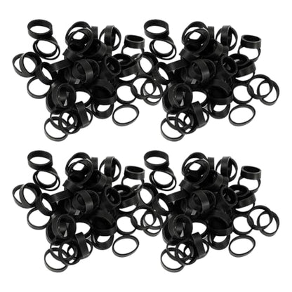 200 Pcs Small Elastic Silicone Rubber Bands Cable Wrapping Bands Wire Cord Ties Cell Phone Charger Cord Wraps Reusable Earphone Cable Ties Cord Organizer Bands