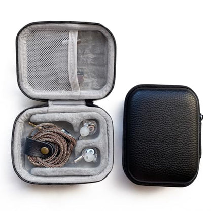 PU Leather Storage Box, Suitable for in Ear Earphones, Wired Earphones, Waterproof, Portable, Pressure Resistant Box, Earphone Storage Bag