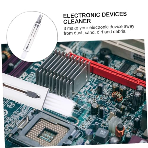 Earphone Cleaning Brush Kit with Hidden Triple Heads, Plastic