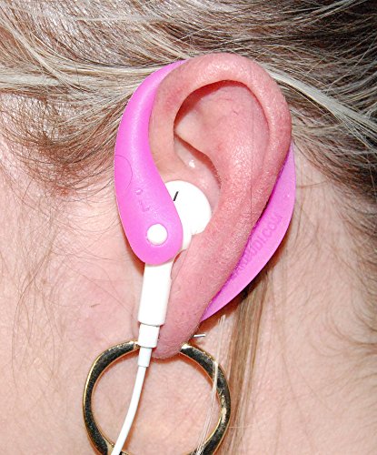 Flex - Compatible with Your Apple iPhone Wired EarPods | Attaches to Your Wired EarPods for iPhone Models | (Pink) - color: Pink