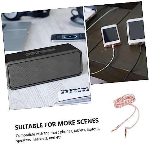 3.5mm Headphone Wire Audio Cable for Stereo Aux Cord for Car/Headphone/Phone Coiled Design Durable Construction