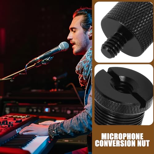 4pcs Microphone Screw Adapter for Mic Stand and Audio Recorder