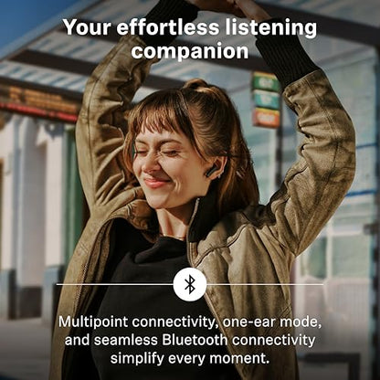 Sennheiser ACCENTUM Open Wireless Earbuds, Bluetooth, 28hr Battery, Black - color: Black