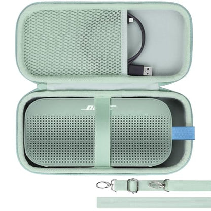 Lebakort Hard Case Compatible with Bose SoundLink Flex 2nd Gen/Bose SoundLink Flex Portable Speaker, Alpine Sage Case - color: Alpine Sage Case