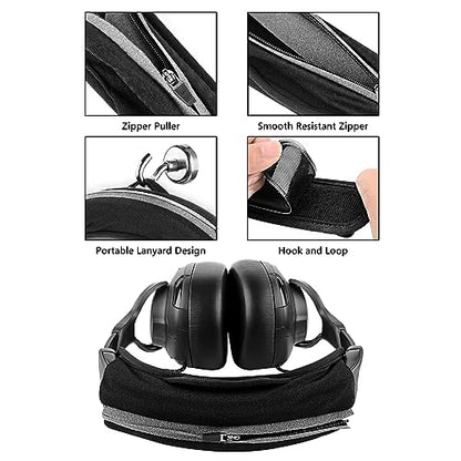 Geekria Hook and Loop Headband Cover Set, DIY Installation (Fits 3.5-4.5 cm Headbands), Compatible with Corsair, JBL, Logitech, Razer, Sennheiser, Turtle Beach, 3M(Cooling-Gel)