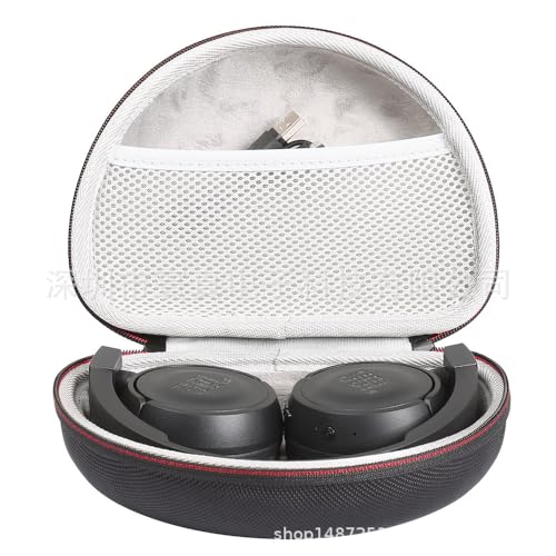 Hard Travel Headphone Case for Sony MDRZX110NC, MDRZX110AP, MDR-ZX310AP, MDR-ZX110 ZX Series/JBL Tune 510BT 500 660NC, Live 460NC, Foldable On-Ear Headphones Headset Case Storage Bag (Black+Gray) - color: Black+Gray