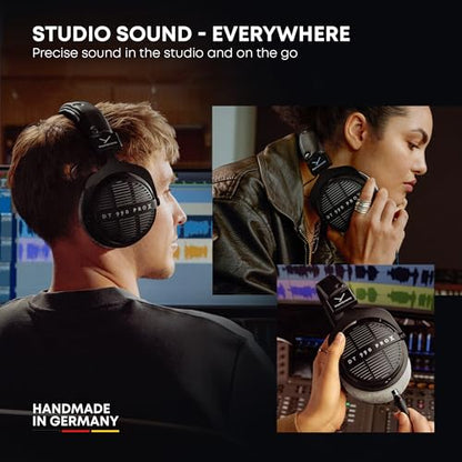 beyerdynamic DT 770 Pro X Wired Over-Ear Headphones, 48 Ohm, Closed-Back Professional Recording Studio Monitor. Recording, Monitoring, Sound Isolation, Handmade in Germany. Black