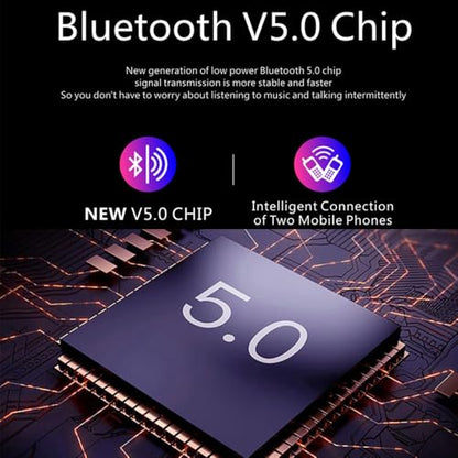 AYI Bluetooth Earpiece Headphone Dual Noise Cancelling Mic Painless Open-Ear Handsfree Stereo Sound Left/Right Changeable Earhook Earphones for Driving/Business/Gym-Single Ear Headset F900 Black - color: Single Ear Headset F900 Black
