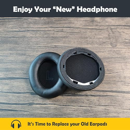 Earpads and Headband Replacement Compatible with Anker Soundcore Life Q30 / Q35 Bluetooth Headphones Ear Pads with Softer Protein Leather/Memory Foam