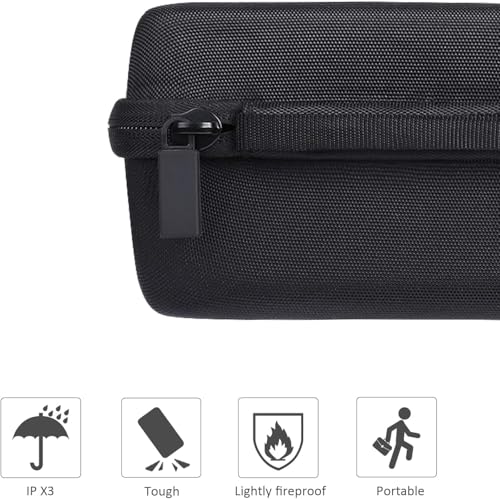 co2CREA Hard Travel Case for Xvive U4R2 in-Ear Monitoring System IEM System | Transmitter Beltpack Receiver Compatibility, Hard Travel Protective Storage Bag - size: for Xvive U4R2