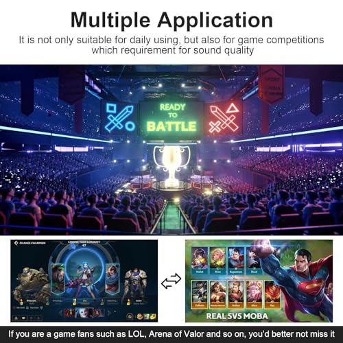 QC35 Boom Microphone Compatible with Bose QuietComfort 35 II (QC35 II) & QuietComfort 35 (QC35) Headphones, Boom Microphone Cable with Mute Switch for PS4, PS5, Xbox One, PC, 4ft
