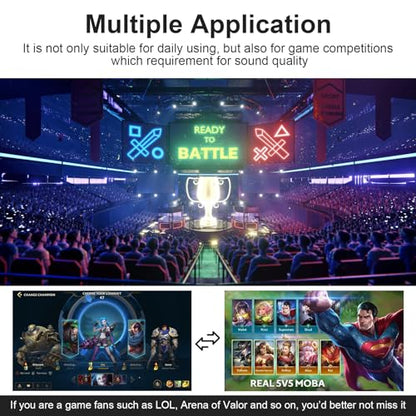 QC35 Boom Microphone Compatible with Bose QuietComfort 35 II (QC35 II) & QuietComfort 35 (QC35) Headphones, Boom Microphone Cable with Mute Switch for PS4, PS5, Xbox One, PC, 4ft