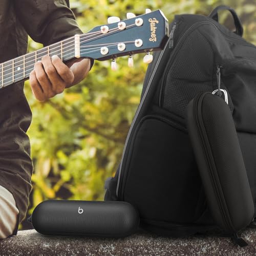 Aenllosi Hard Case for Beats Pill - Speaker Matte Black | EVA case construction, Water-resistant design, Dust-resistant design, Case only - color: Matte Black