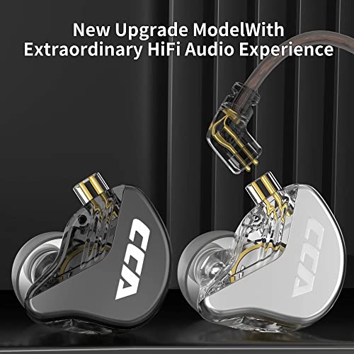 2M Long Recessed 2Pin IEM Cable in Ear Monitor Replacement Earphone Cable and CCA CRA in Ear Monitors Headphones with Microphone