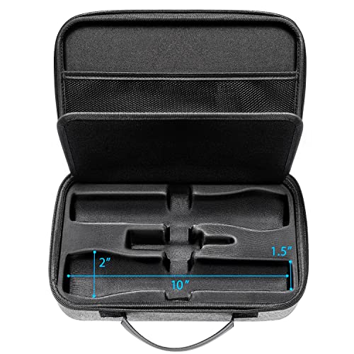 Bietrun Portable Microphone Storage Case Wireless Mics WXM 02/WXM 04/WXM 19/WXM19A/WXM 21, EVA Microphone Storage Case Compatible with JBL Wireless Two Microphone System, Case Only