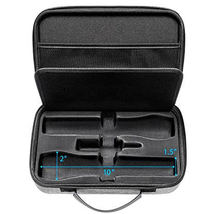 Bietrun Portable Microphone Storage Case Wireless Mics WXM 02/WXM 04/WXM 19/WXM19A/WXM 21, EVA Microphone Storage Case Compatible with JBL Wireless Two Microphone System, Case Only